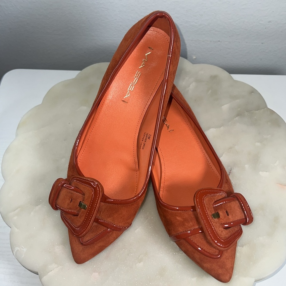Via Spiga Deandra Buckle Flats Sz. 7.5 M - Picture 8 of 10